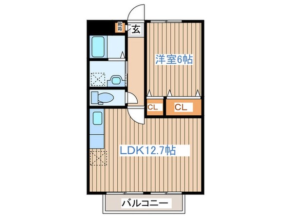 パールハイツの物件間取画像